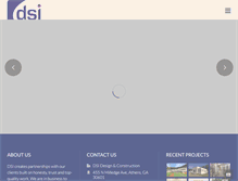 Tablet Screenshot of dsidesignconstruction.com